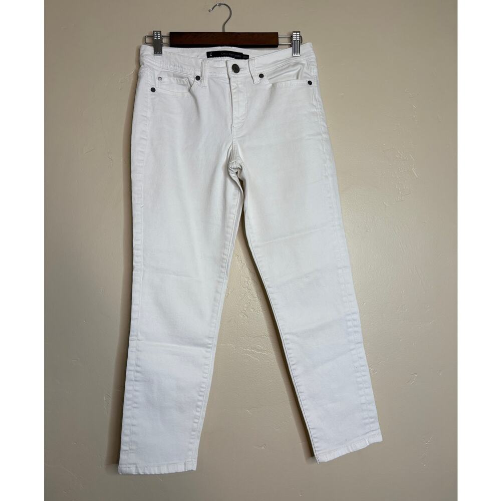 Calvin Klein Skinny Crop White Denim Jeans 28/6